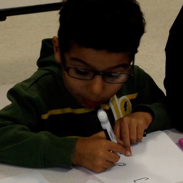 Coloring outside the lines one drawing at a time.
