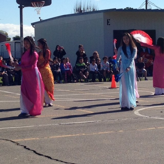 Students enjoy cultural performances to celebrate the Lunar New Year!