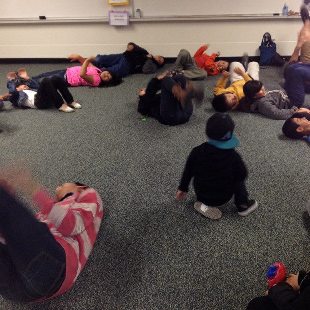 Who ever knew rolling on the floor could be so fun?  